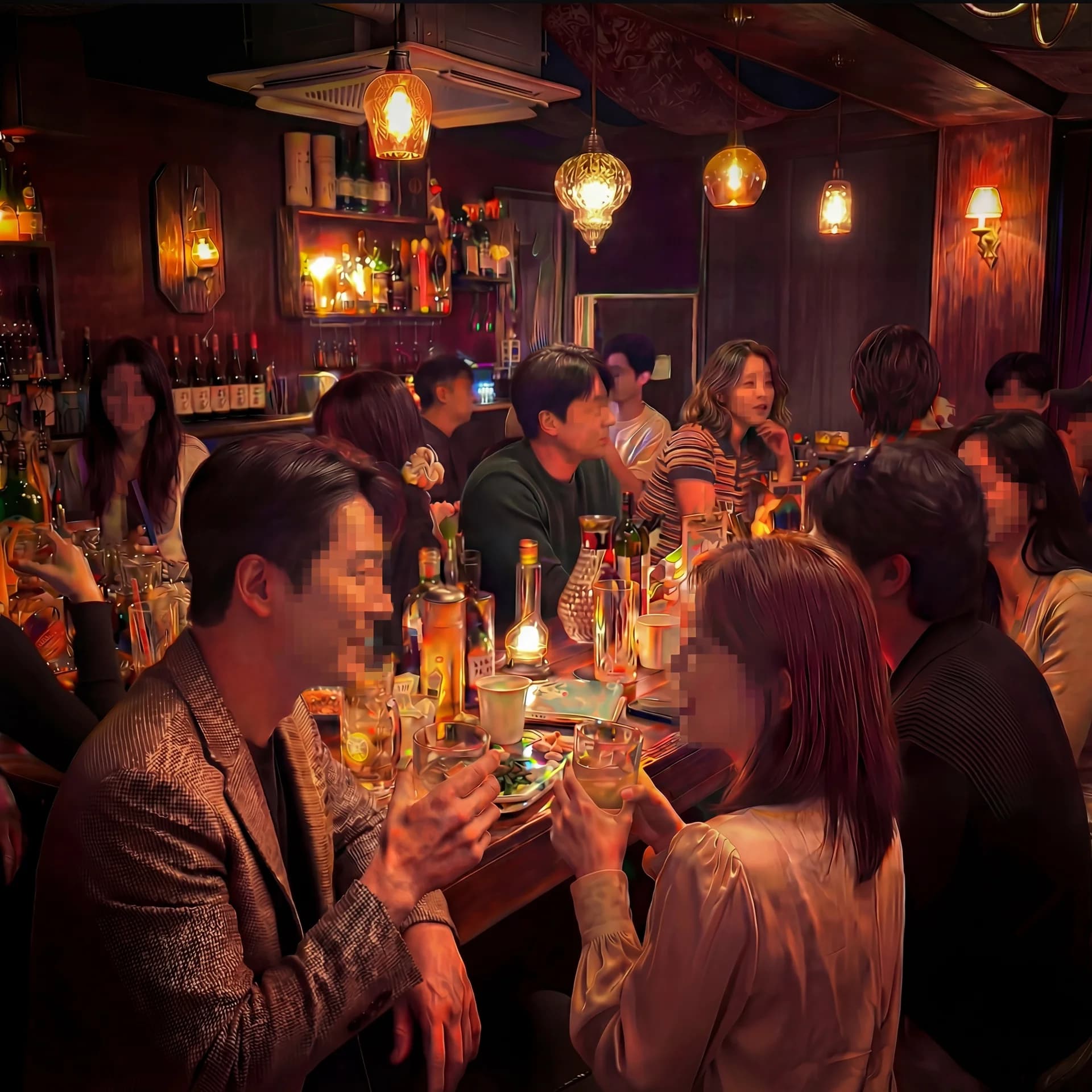 야화 라운지 공간